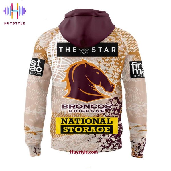 Brisbane Broncos Deadly Choices Indigenous Jersey 2025 Limited Edition Hoodie