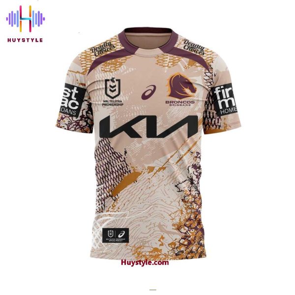 Brisbane Broncos Deadly Choices Indigenous Jersey 2025 Limited Edition Hoodie