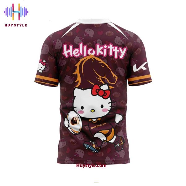 Brisbane Broncos Hello Kitty 2025 New Limited Edition Hoodie
