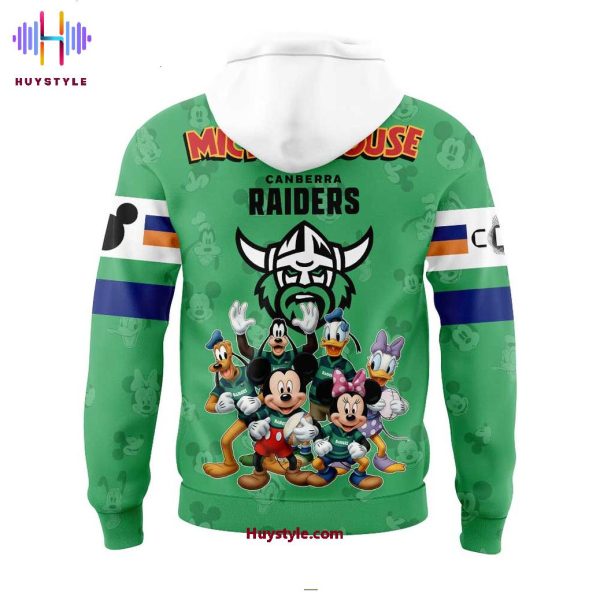 Canberra Raiders Mickey Mouse 2025 Limited Edition Hoodie