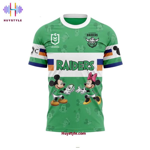 Canberra Raiders Mickey Mouse 2025 Limited Edition Hoodie