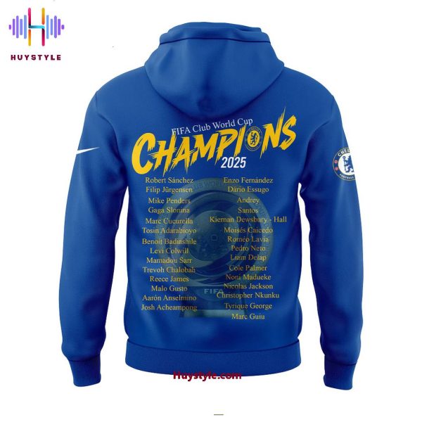 Chelsea Fifa Club World Cup Champions 2025 Limited Edition Hoodie