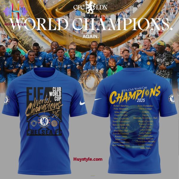 Chelsea Fifa Club World Cup Champions 2025 Limited Edition Hoodie