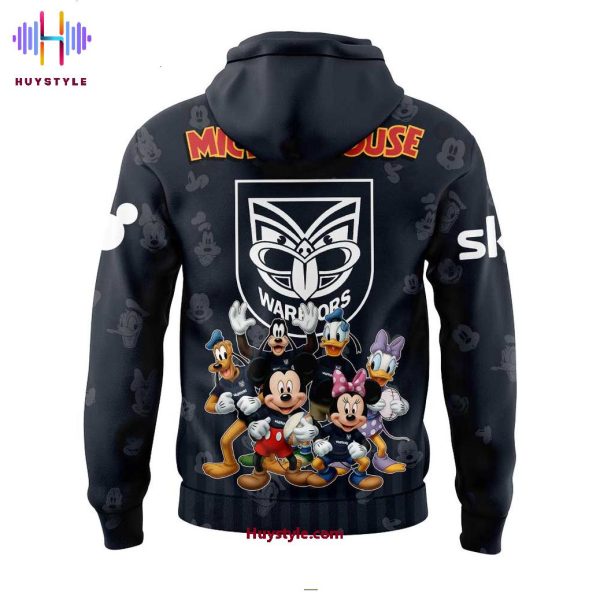 New Zealand Warriors Mickey Mouse 2025 Limited Edition Hoodie