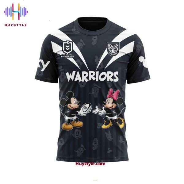 New Zealand Warriors Mickey Mouse 2025 Limited Edition Hoodie