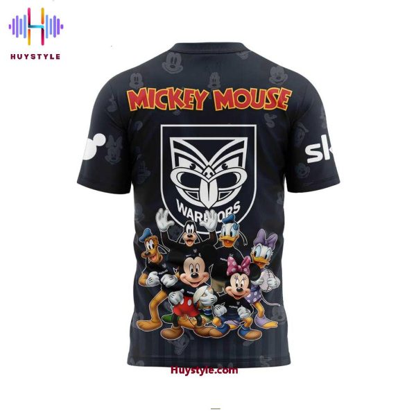 New Zealand Warriors Mickey Mouse 2025 Limited Edition Hoodie