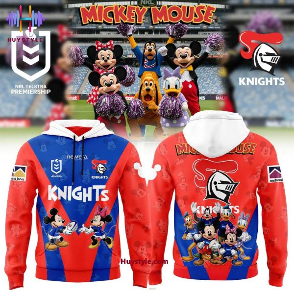 Newcastle Knights Mickey Mouse 2025 Limited Edition Hoodie
