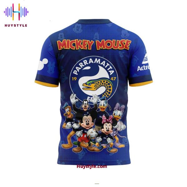 Parramatta Eels Mickey Mouse 2025 Limited Edition Hoodie