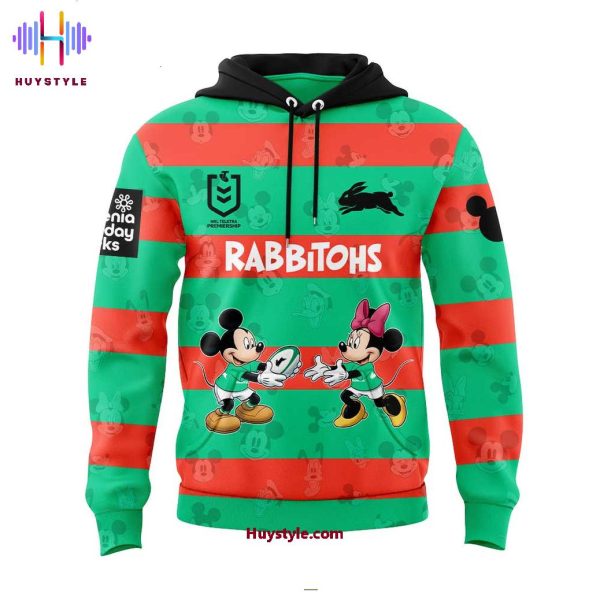 South Sydney Rabbitohs Mickey Mouse 2025 Limited Edition Hoodie