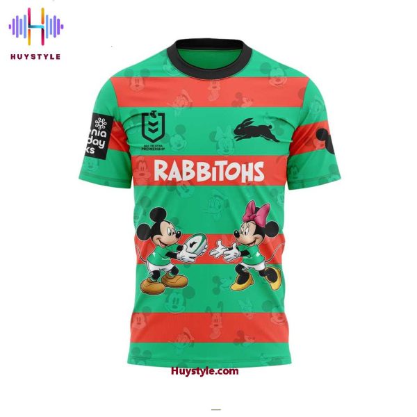 South Sydney Rabbitohs Mickey Mouse 2025 Limited Edition Hoodie