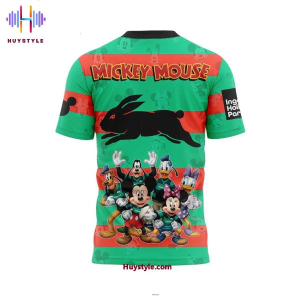 South Sydney Rabbitohs Mickey Mouse 2025 Limited Edition Hoodie