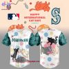 New York Mets Happy International Cat Day! 2025 Special Edition Baseball Jersey