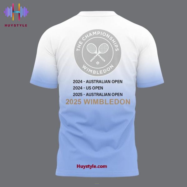 Jannik Sinner 2025 Wimbledon Champions Special Edition 3D T-Shirt