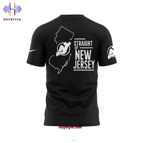 New Jersey Devils Together For New Jersey Straight Up New Jersey 2025 3D T-Shirt