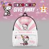 Detroit Tigers Hello Kitty Give Away Custom Name Limited Edition Backpack