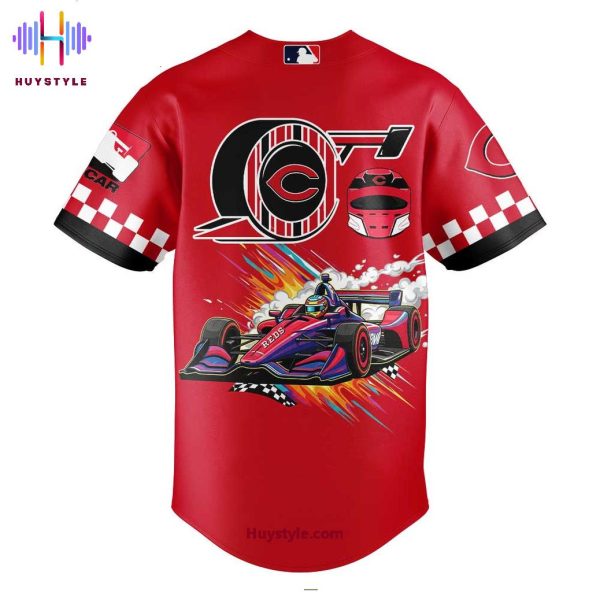 Cincinnati Reds IndyCar F1 2025 Limited Edition Baseball Jersey