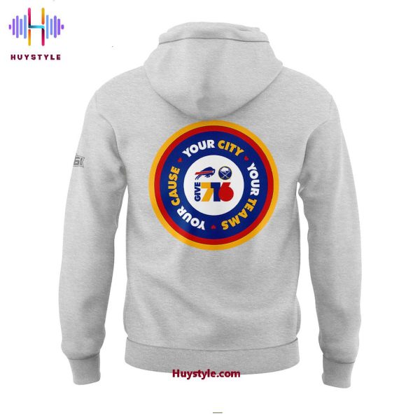 Buffalo Bills x Buffalo Sabres Give 716 Your City Teams Cause Limited Edition Hoodie