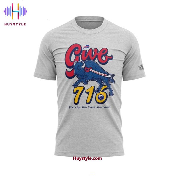 Buffalo Bills x Buffalo Sabres Give 716 Your City Teams Cause Limited Edition Hoodie