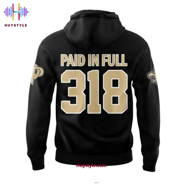 Dustin Poirier x New Orleans Saints Paid In Full 318 Limited Edition Hoodie