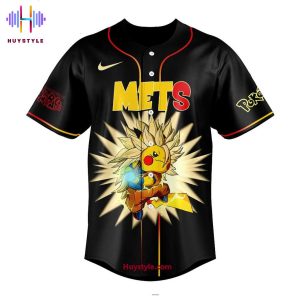 New York Mets x Pokemon & DragonBall 2025 Special Edition Baseball Jersey