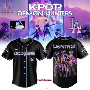 Huntrix K-Pop Demon Hunters x Los Angeles Dodgers 2025 Baseball Jersey