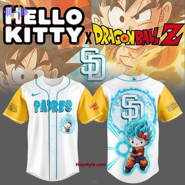 San Diego Padres x Goku Kitty 2025 Limited Edition Baseball Jersey