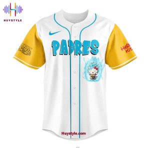 San Diego Padres x Goku Kitty 2025 Limited Edition Baseball Jersey