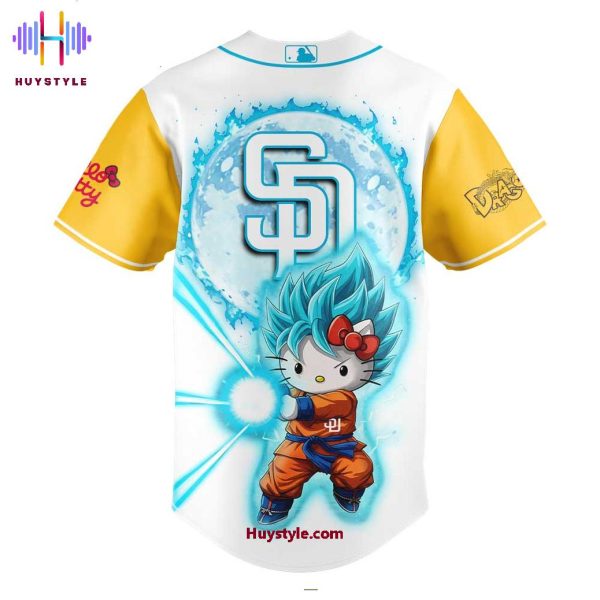 San Diego Padres x Goku Kitty 2025 Limited Edition Baseball Jersey
