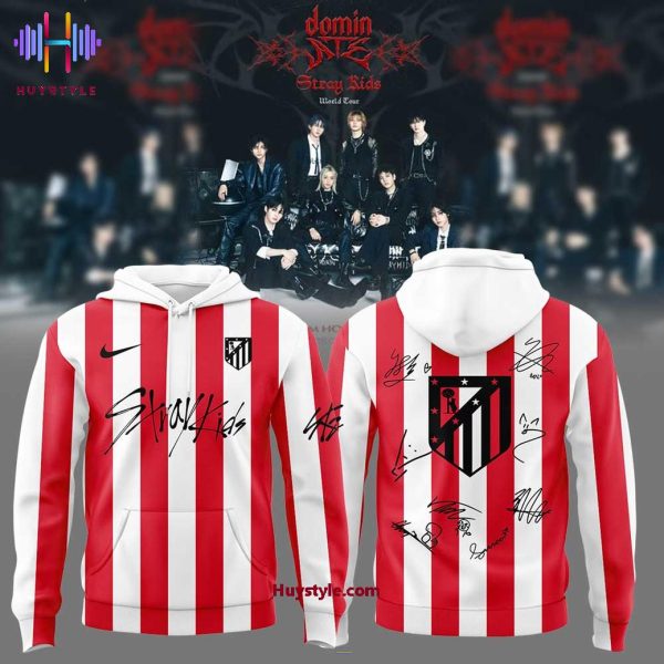 Atletico Madrid Stray Kids Show Signature Red/White Hoodie