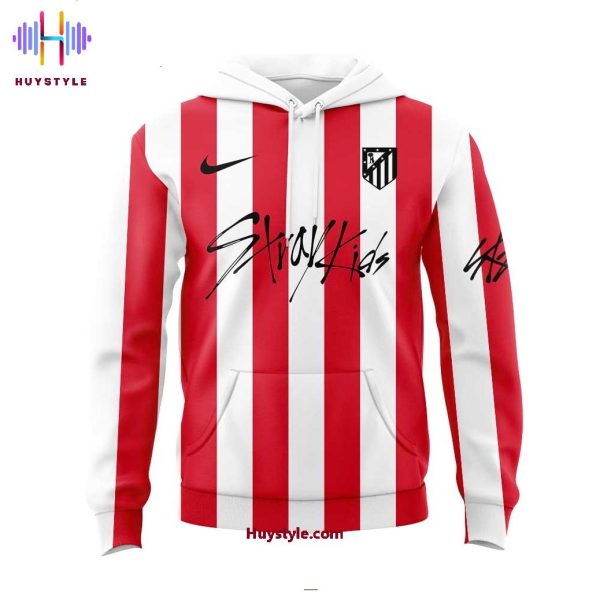 Atletico Madrid Stray Kids Show Signature Red/White Hoodie
