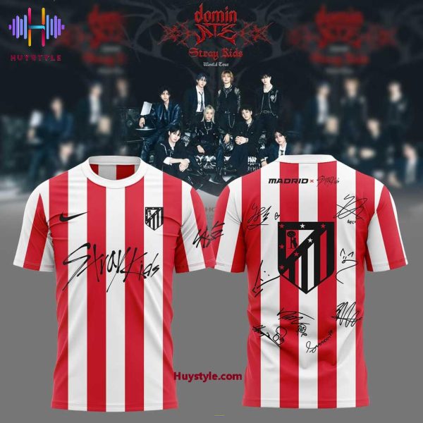 Atletico Madrid Stray Kids Show Signature Red/White Hoodie