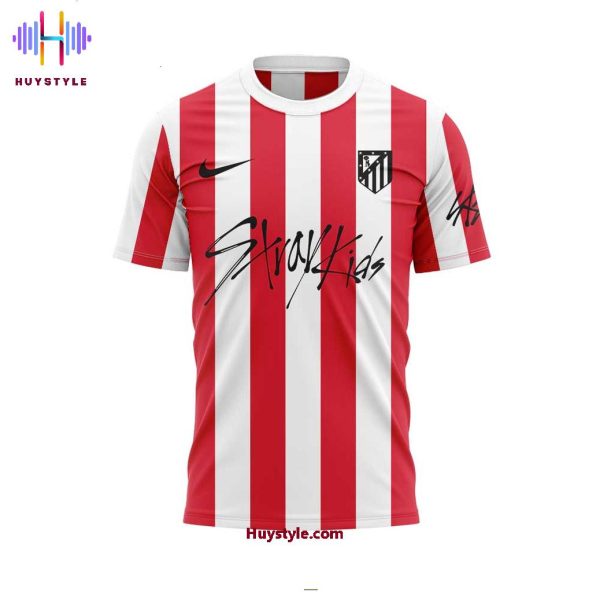 Atletico Madrid Stray Kids Show Signature Red/White Hoodie