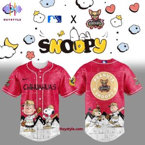 El Paso Chihuahuas 2025 Special Snoopy Edition Baseball Jersey