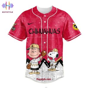 El Paso Chihuahuas 2025 Special Snoopy Edition Baseball Jersey