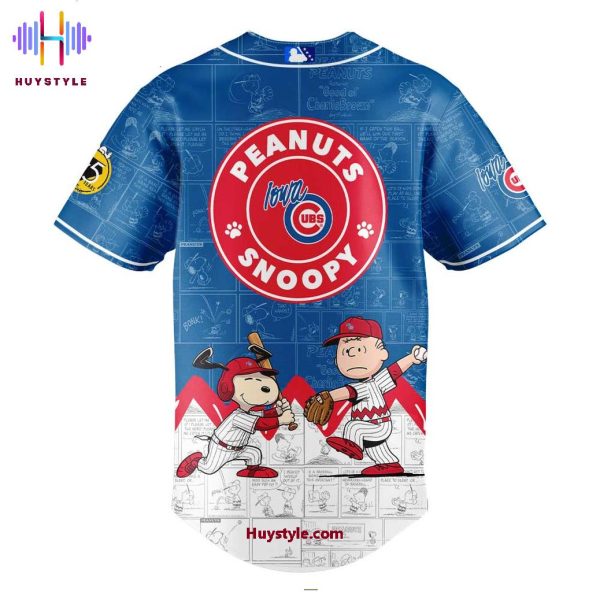 Iowa Cubs 2025 Special Snoopy Edition Baseball Jersey