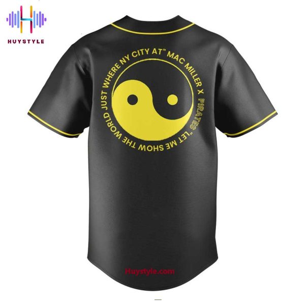Pittsburgh Pirates x Mac Miller 2025 Yinzerpalooza Weekend Baseball Jersey