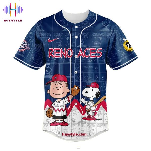 Reno Aces 2025 Special Snoopy Edition Baseball Jersey