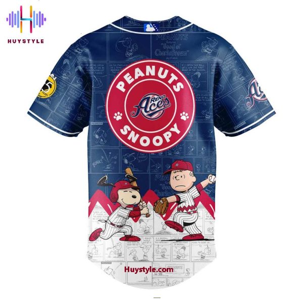 Reno Aces 2025 Special Snoopy Edition Baseball Jersey