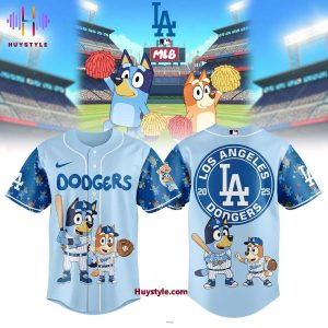 2025 Los Angeles Dodgers x Bluey & Bingo Limited Edition Baseball Jersey