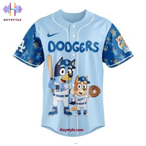 2025 Los Angeles Dodgers x Bluey & Bingo Limited Edition Baseball Jersey