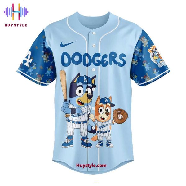 2025 Los Angeles Dodgers x Bluey & Bingo Limited Edition Baseball Jersey