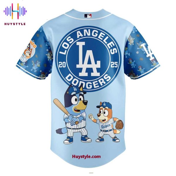 2025 Los Angeles Dodgers x Bluey & Bingo Limited Edition Baseball Jersey
