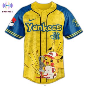 2025 New York Yankees x Pokemon Night Custom Name Special Edition Baseball Jersey
