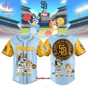 2025 San Diego Padres x Bluey & Bingo Limited Edition Baseball Jersey