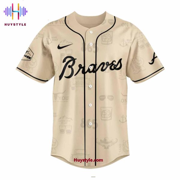 Atlanta Braves x Morgan Wallen I’m The Problem Tour 2025 Baseball Jersey
