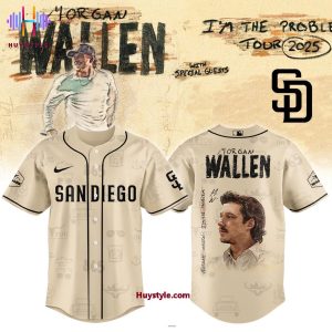 San Diego Padres x Morgan Wallen I’m The Problem Tour 2025 Baseball Jersey