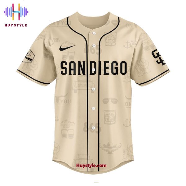 San Diego Padres x Morgan Wallen I’m The Problem Tour 2025 Baseball Jersey