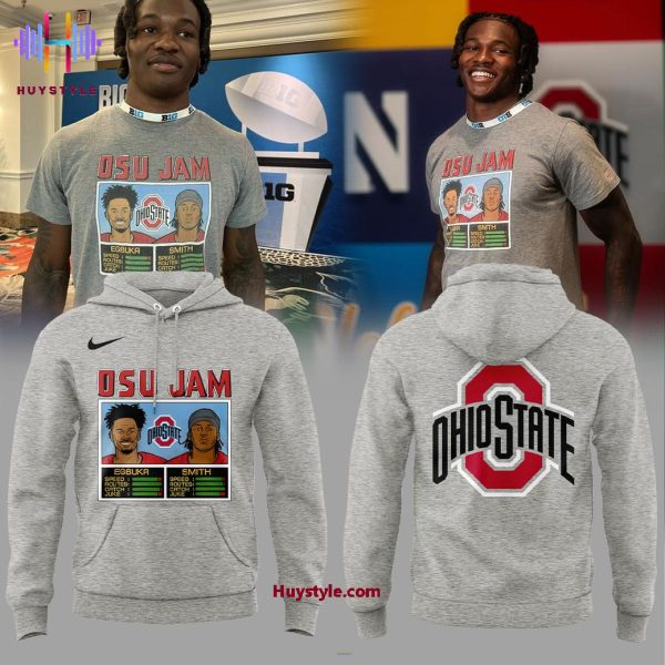 Emeka Egbuka & Jeremiah Smith x Ohio State Buckeyes OSU JAM Hoodie