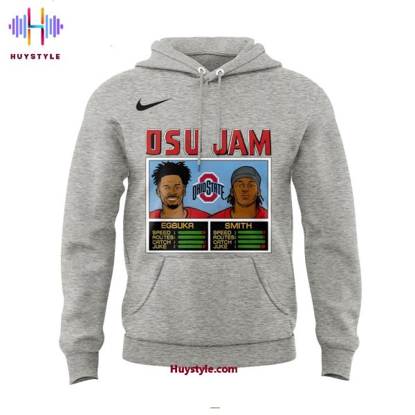 Emeka Egbuka & Jeremiah Smith x Ohio State Buckeyes OSU JAM Hoodie