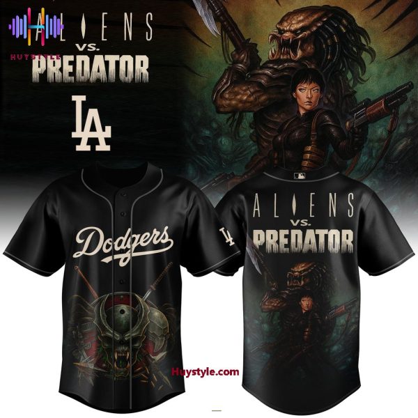 Los Angeles Dodger Aliens Vs. Predator 2025 Limited Edition Baseball Jersey